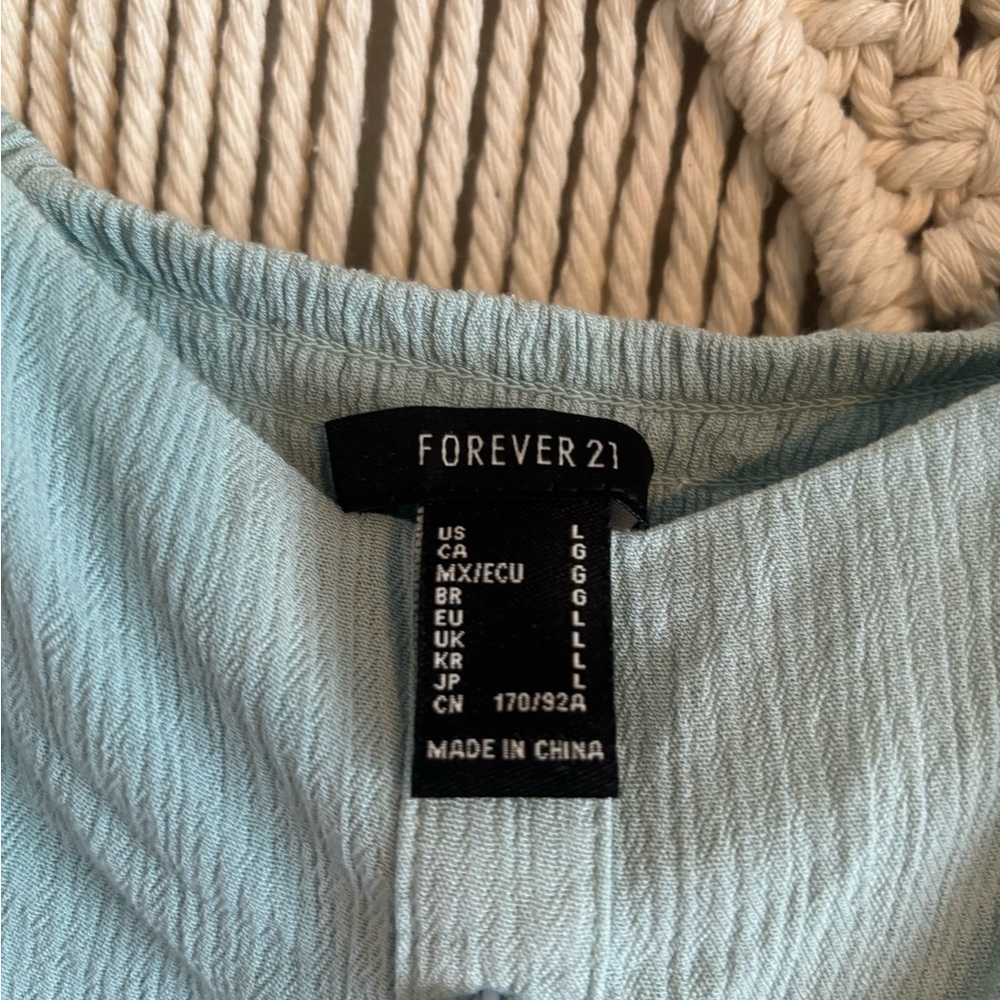 Forever 21 Light Blue Mini Dress - Picture 7 of 7